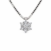 Collana Fanton Gioielli Donna COLLANE DIAMANTI in Oro bianco Diamante COOR-11-52